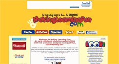 Desktop Screenshot of makinglearningfun.com